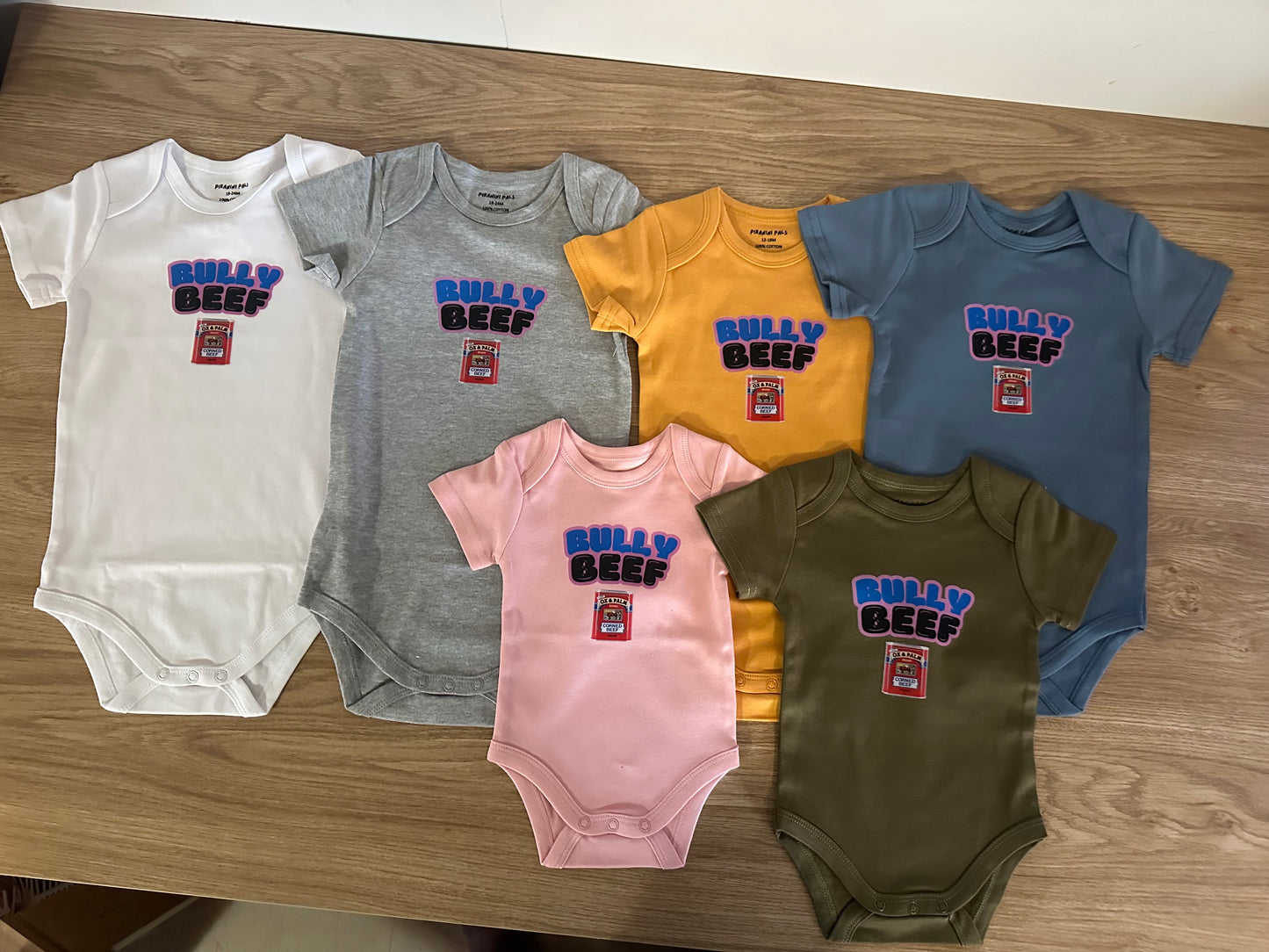 Bully Beef Baby Onesie