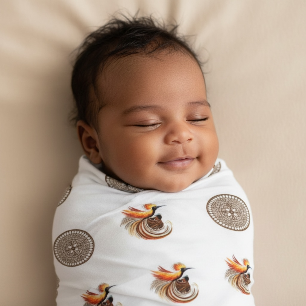 Solomon Islands Kapkap Swaddle Wrap