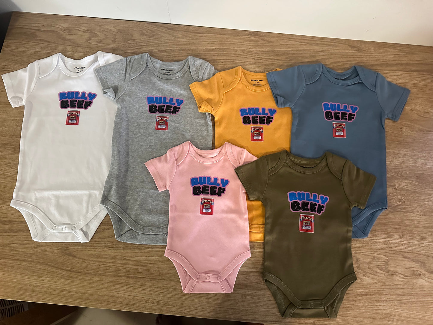 Bully Beef Baby Onesie