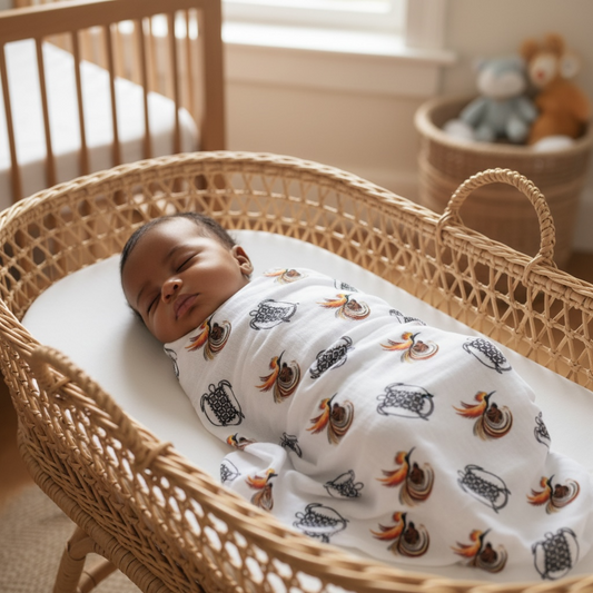 Vanuatu Turtle Sandroing Swaddle Wrap